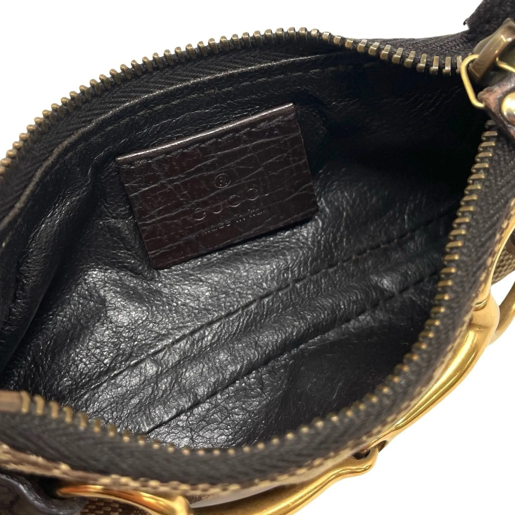Gucci Beige Monogram Micro Bag