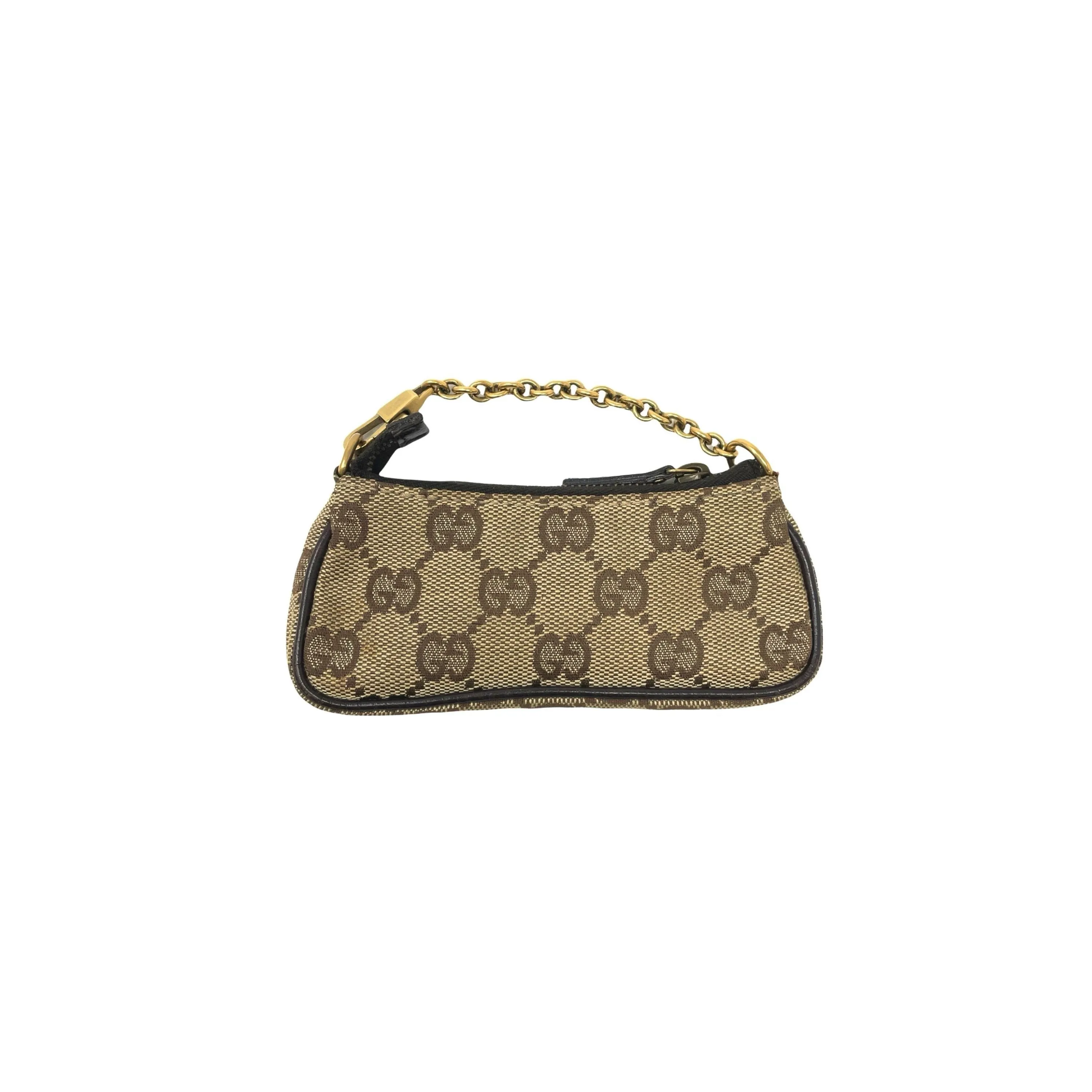 Gucci Beige Monogram Micro Bag