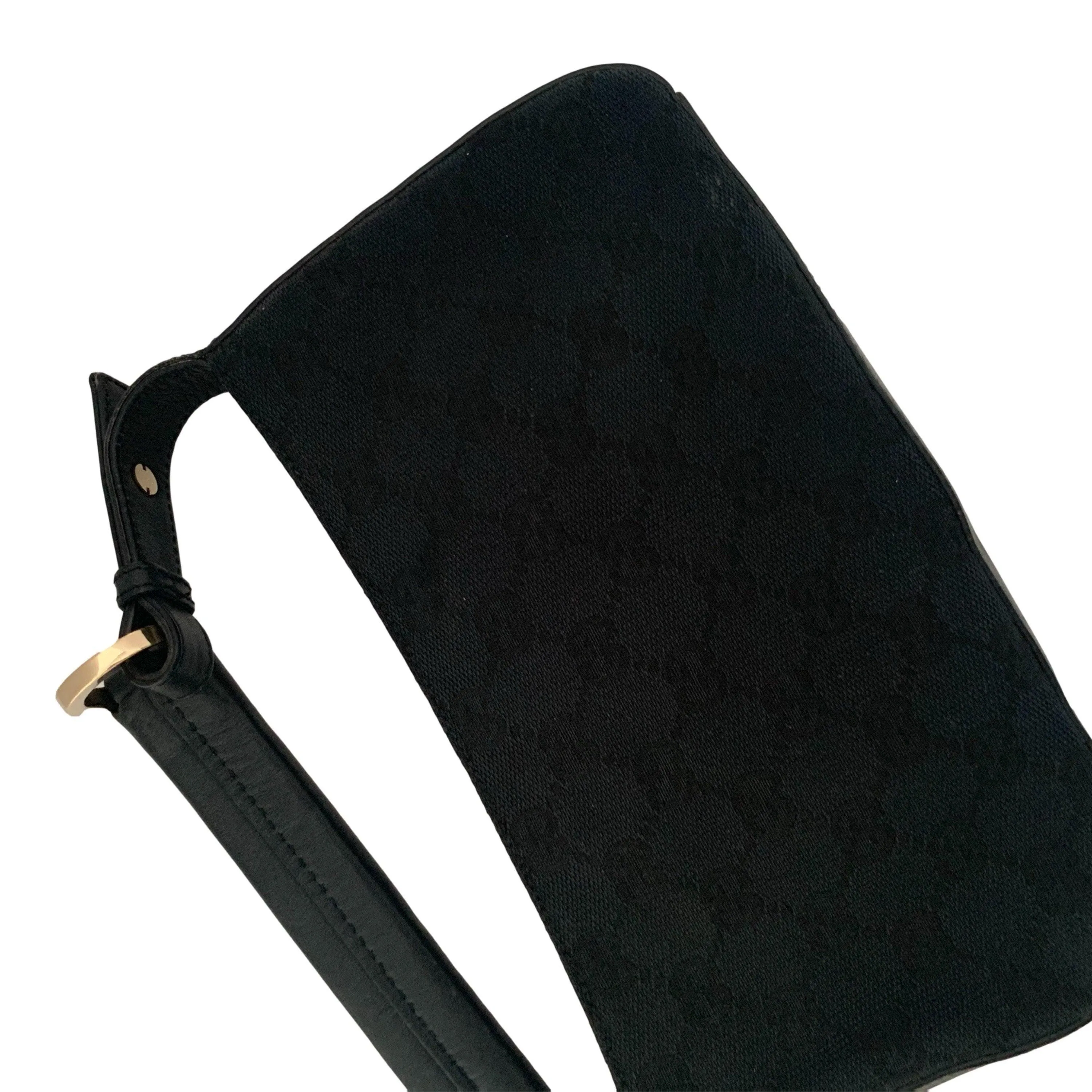 Gucci Black Canvas Mini Shoulder Bag
