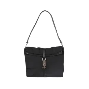 Gucci Black Canvas Shoulder Bag
