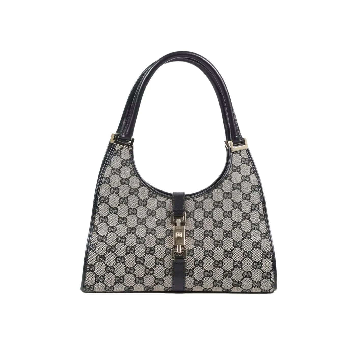 Gucci Black Logo Jackie Bag