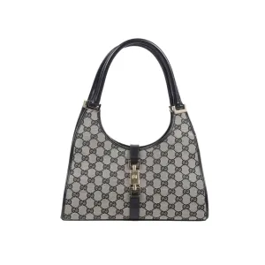 Gucci Black Logo Jackie Bag