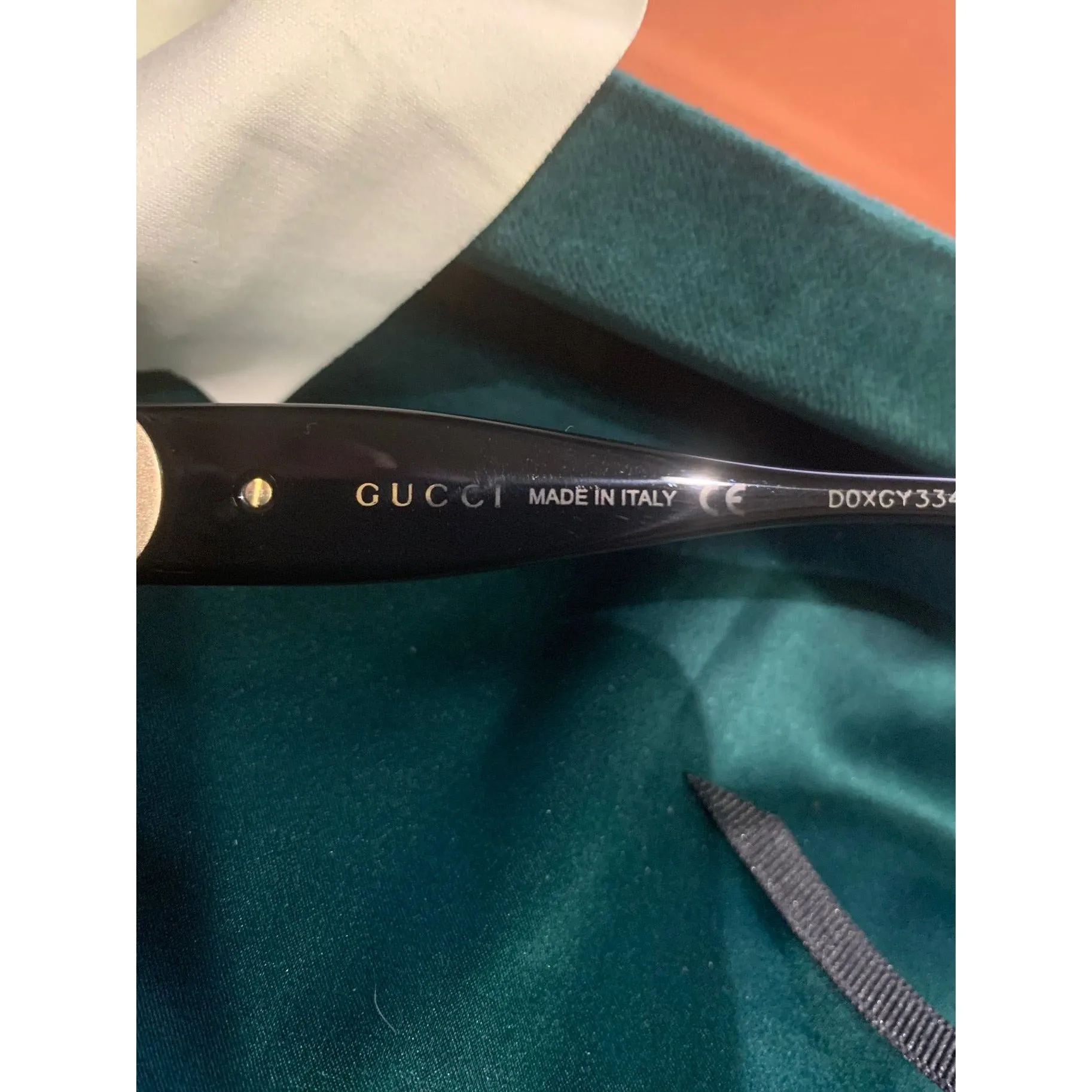 Gucci Black Retangle GG1023S Sunglasses