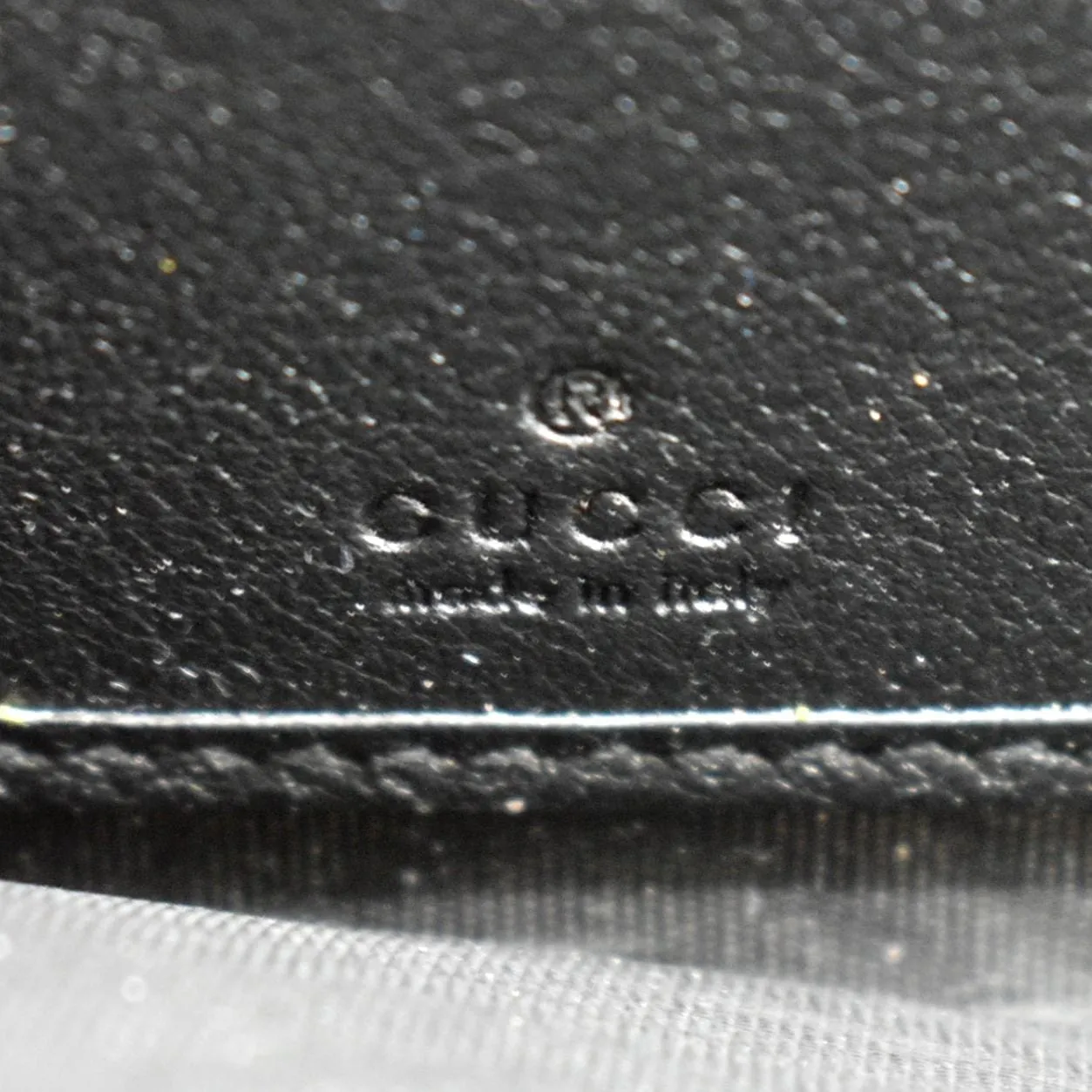 GUCCI Diana Continental Zip Around Leather Wallet Black 658634