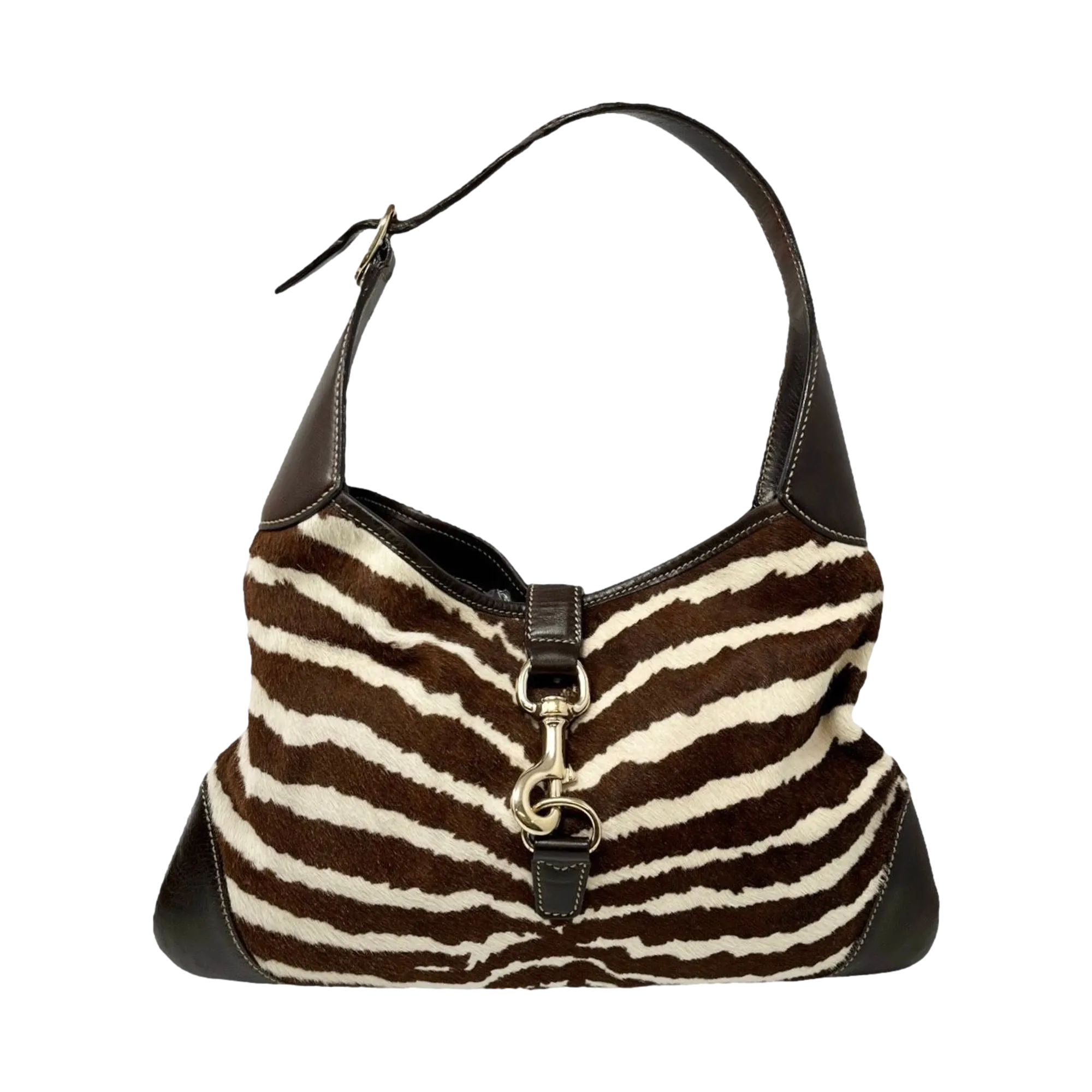 Gucci Zebra Large Jackie Bag