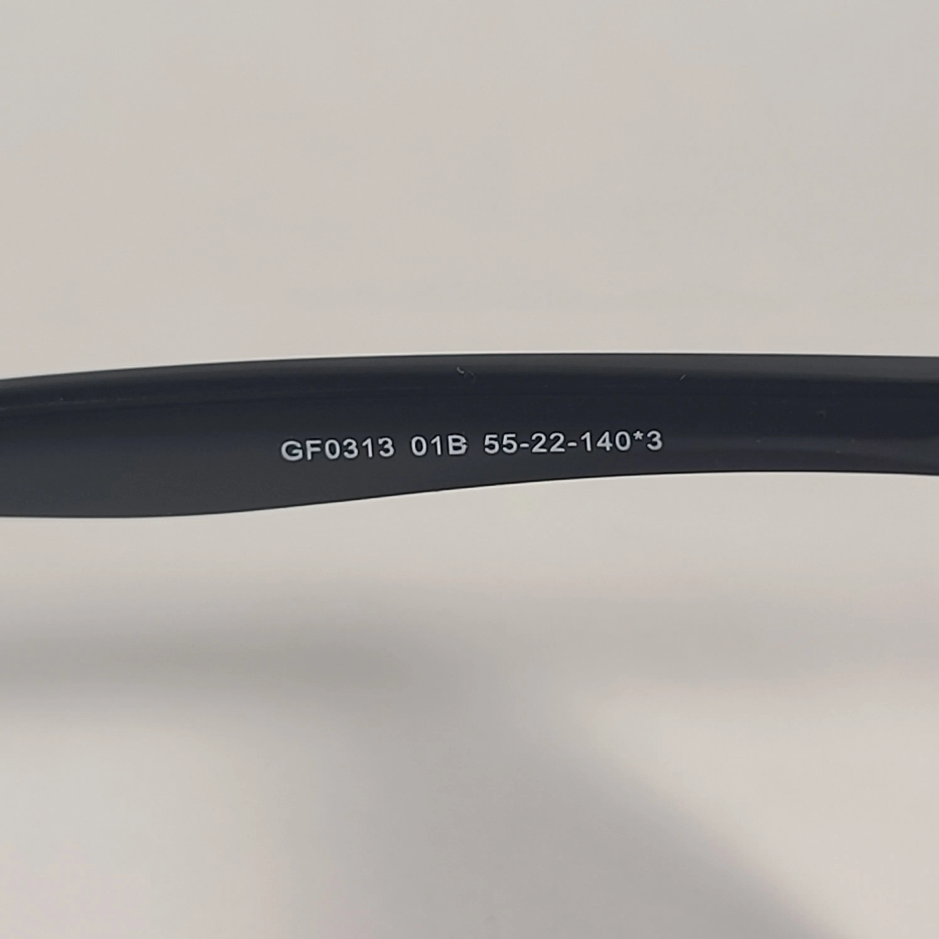 Guess Cat Eye Sunglasses Black Gold Frame Gray Gradient Lens GF0313 01B