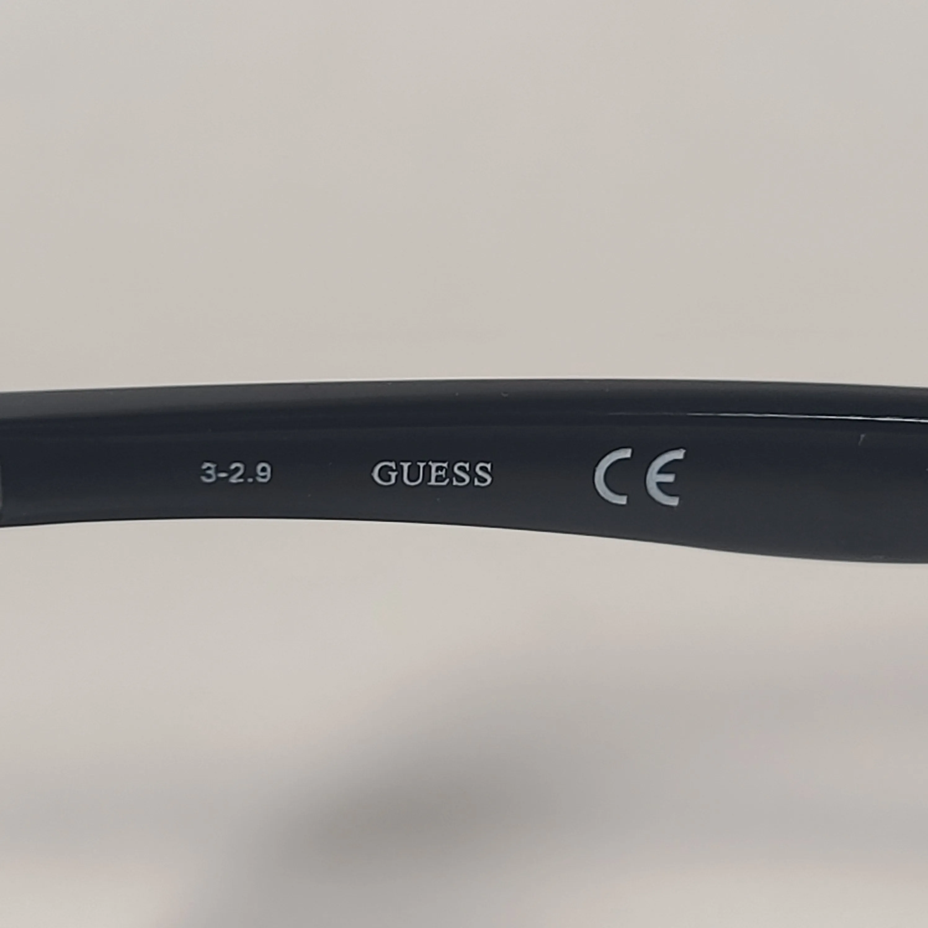 Guess Cat Eye Sunglasses Black Gold Frame Gray Gradient Lens GF0313 01B