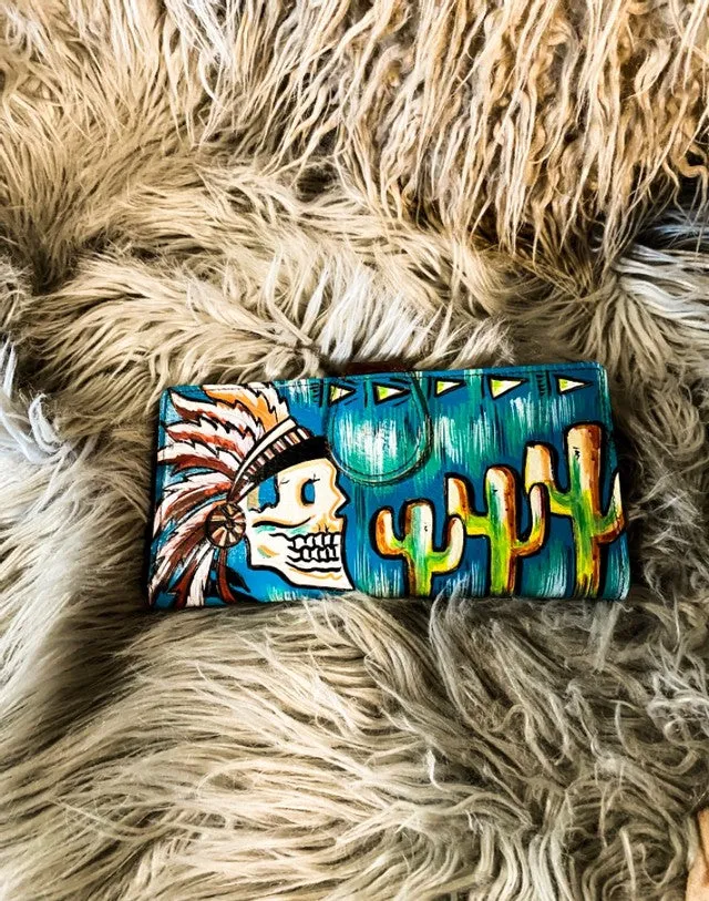 Hand Painted Wallets