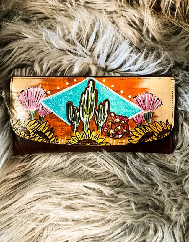 Hand Painted Wallets