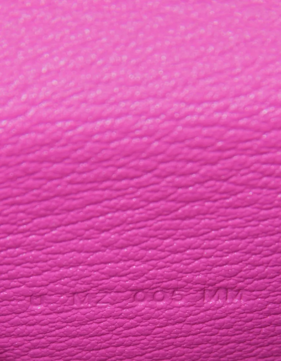 Hermes Rose Pourpre Chevre Kelly Pocket Compact Wallet