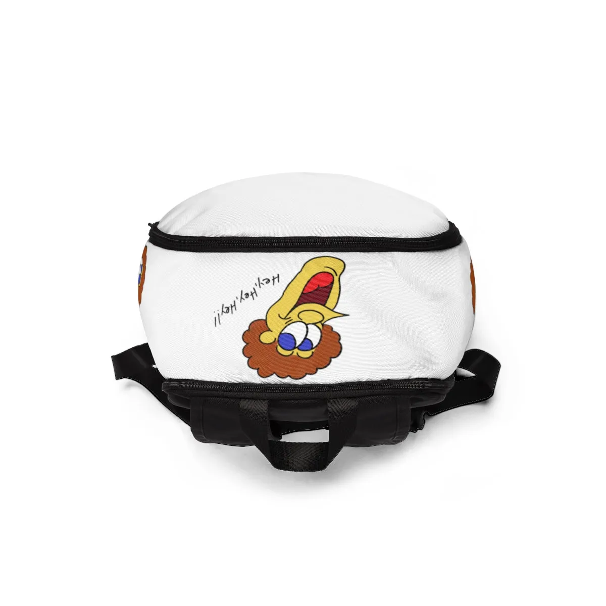 Hey, Hey, Hey!! Unisex Fabric Backpack
