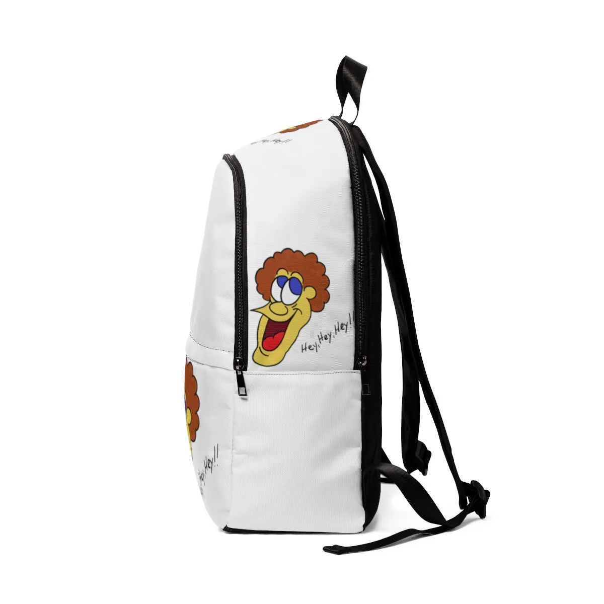 Hey, Hey, Hey!! Unisex Fabric Backpack