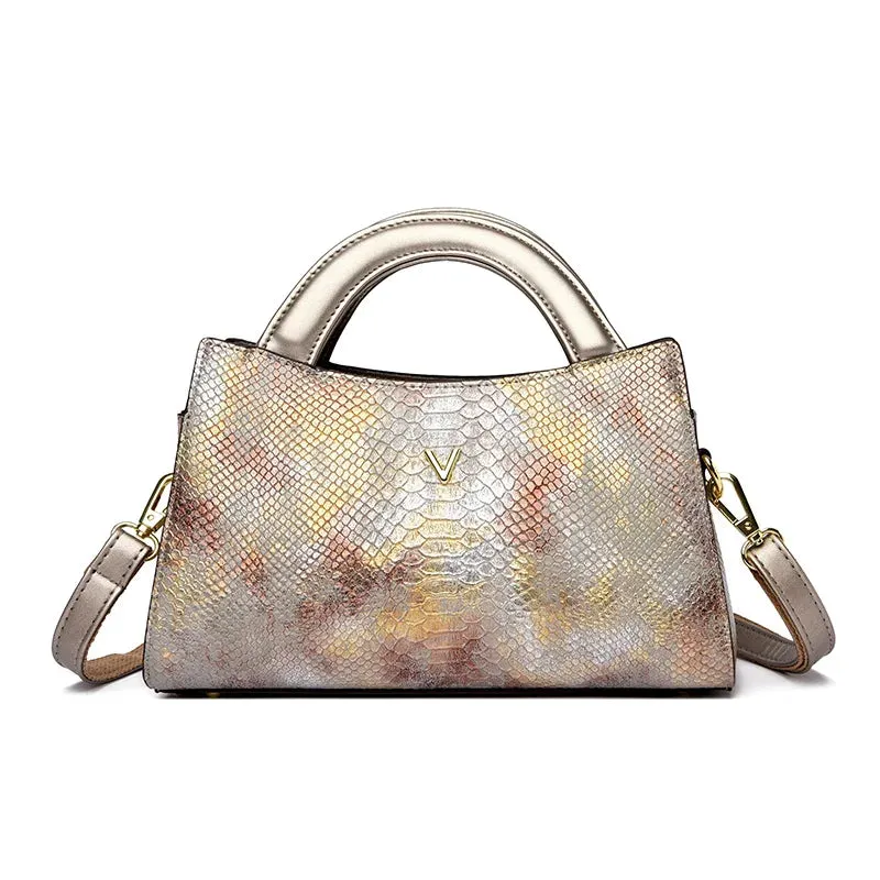 High Quality Crocodile Pattern Shoulder Bags Large Capacity Handbags and Purses Casual Fashion Messenger Bag