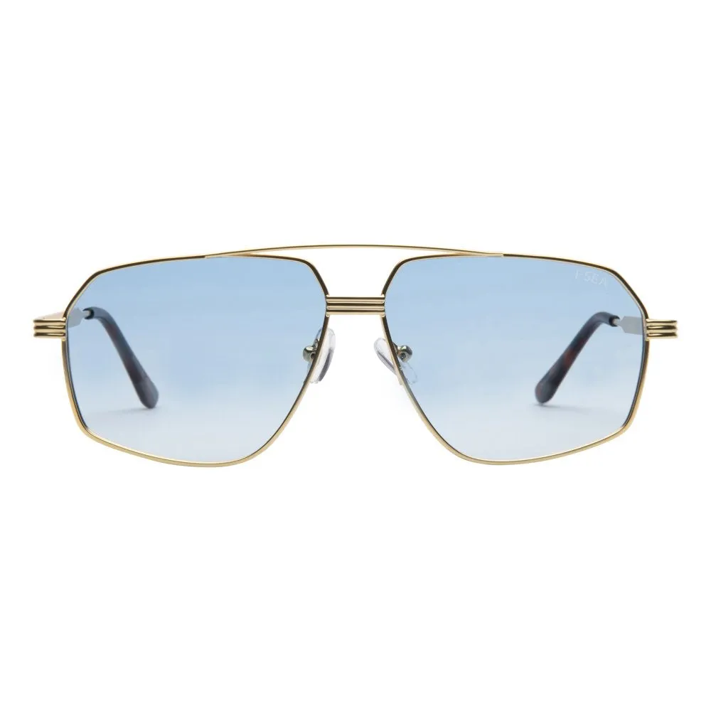 I SEA - Bliss Frames - Gold / Gradient Blue Lens
