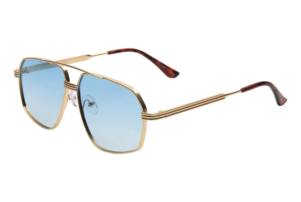 I SEA - Bliss Frames - Gold / Gradient Blue Lens