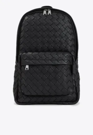 Intrecciato Leather Backpack