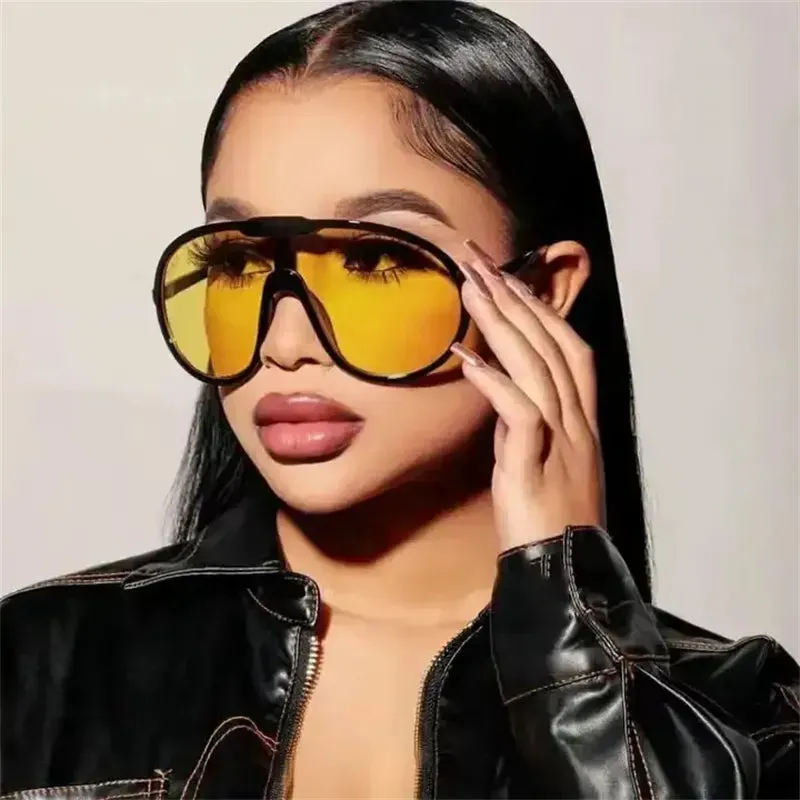 Jenna Large Shield Sunglasses