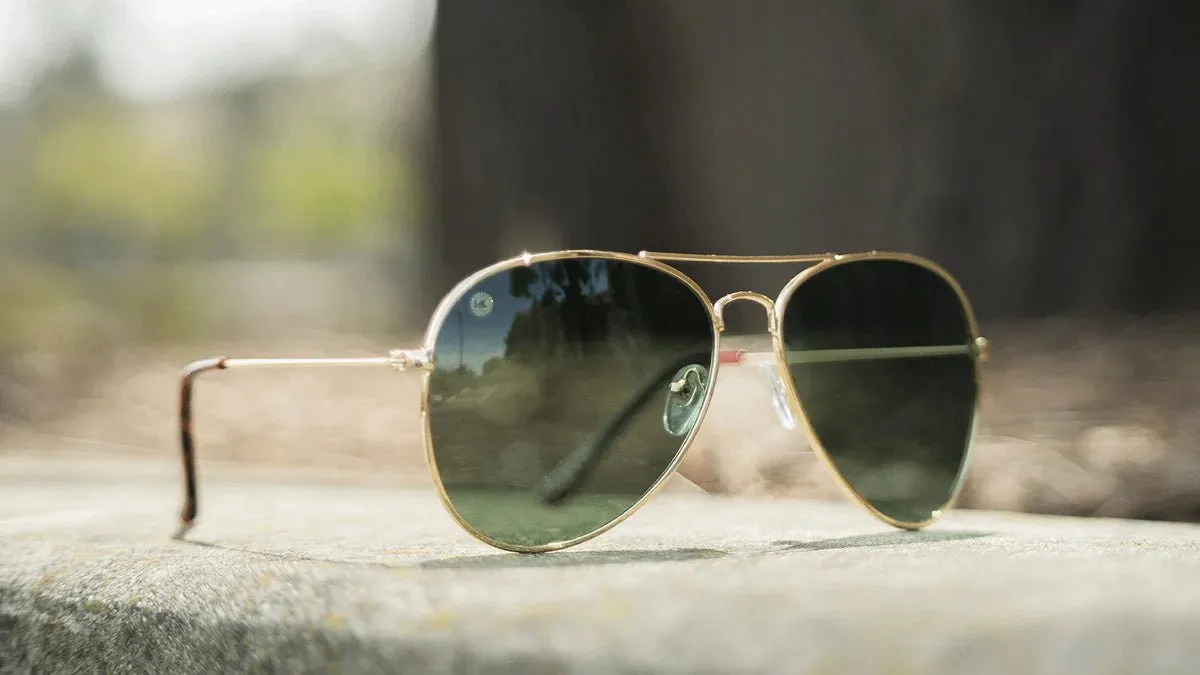Knockaround Sunglasses - Mile Highs - Gold/Aviator Green