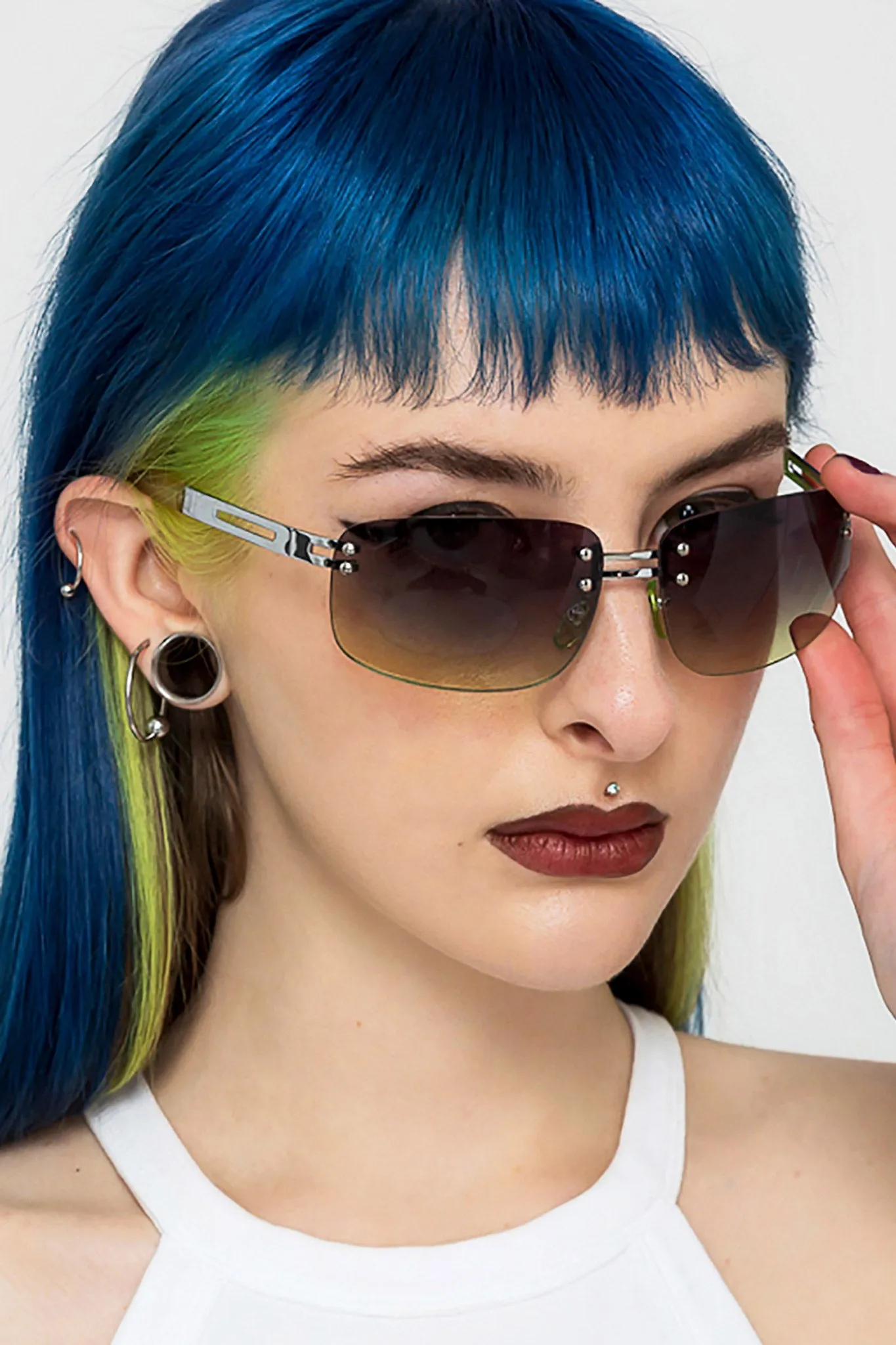 Kush Rimless Sunglasses