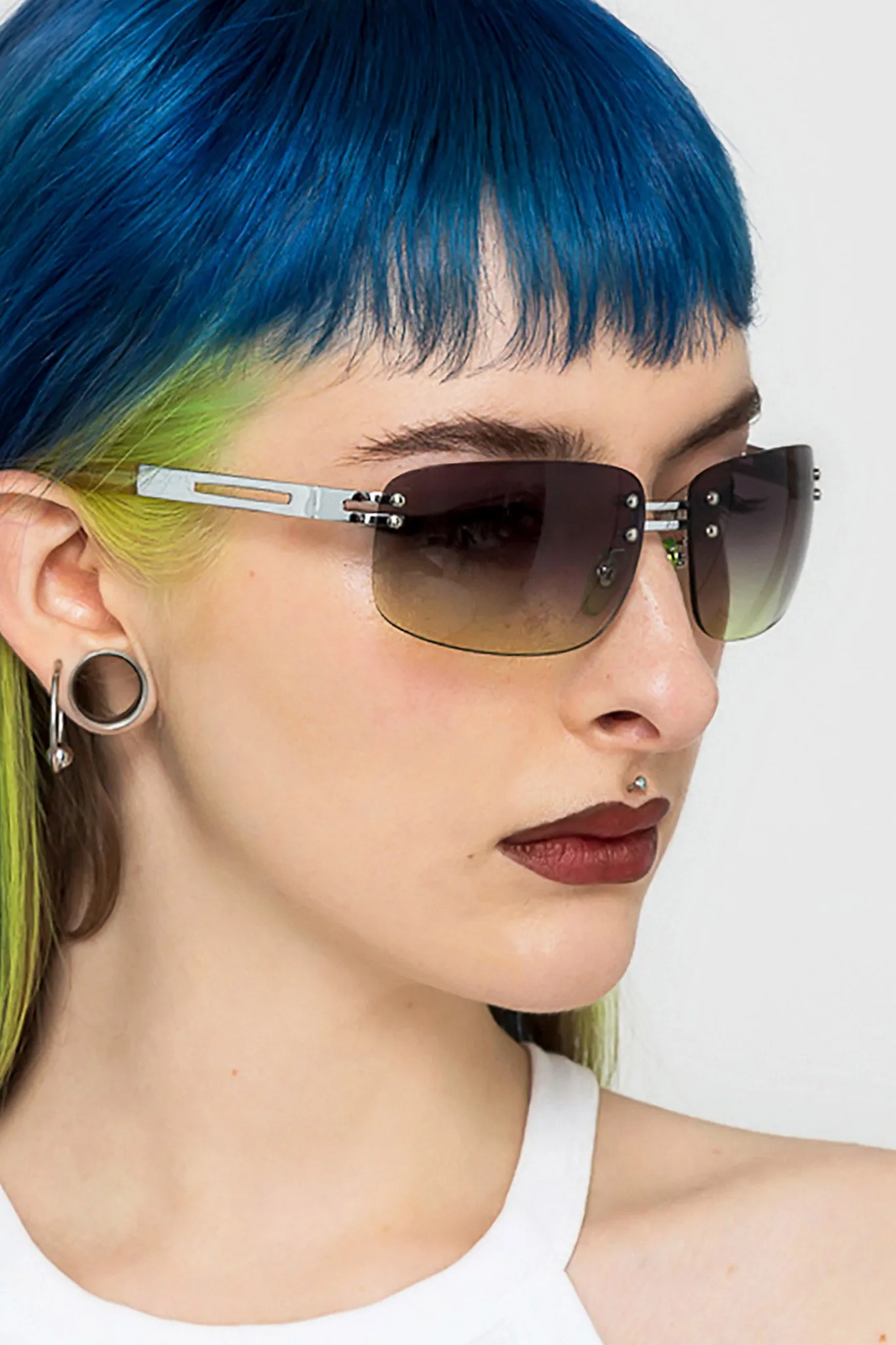 Kush Rimless Sunglasses