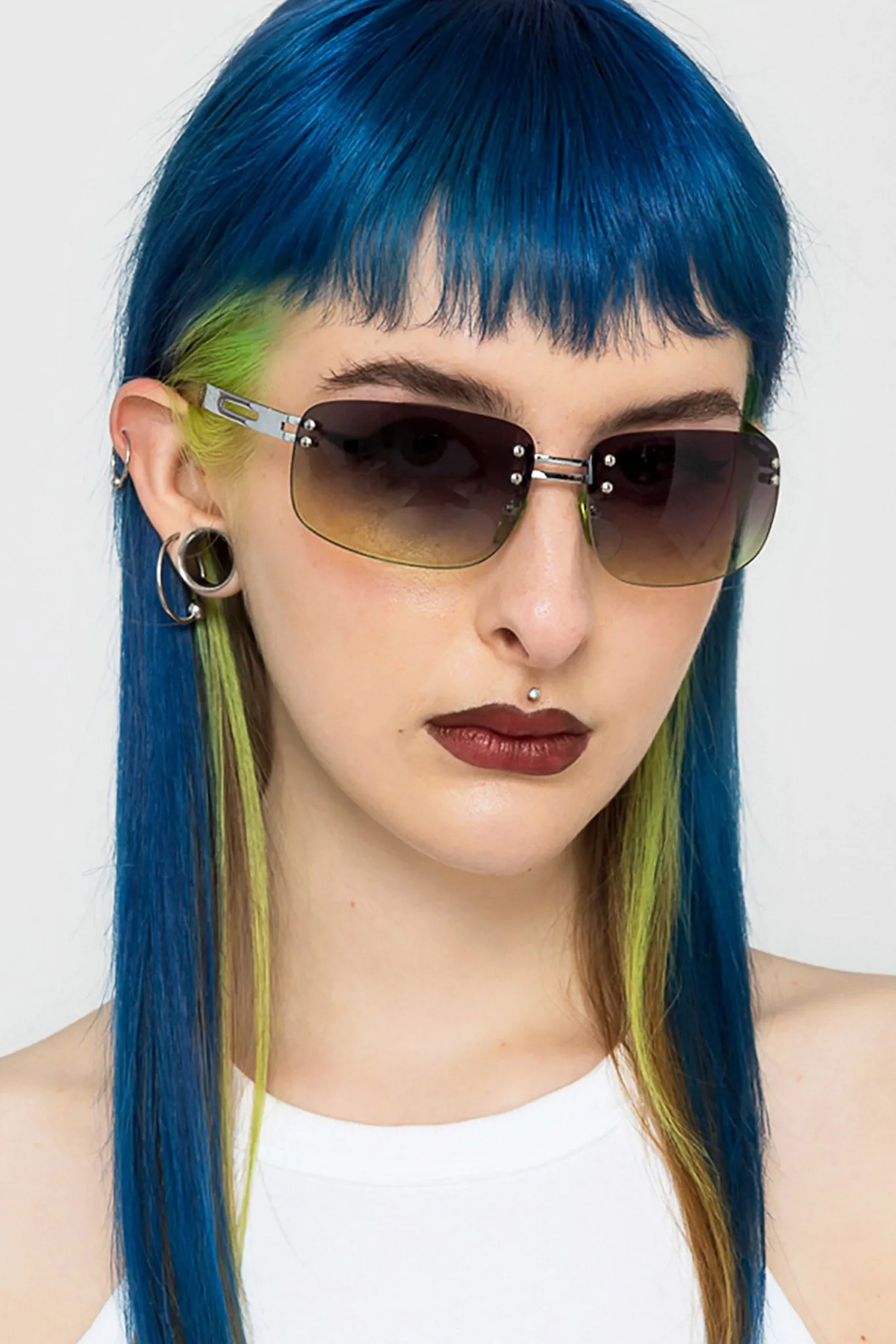 Kush Rimless Sunglasses