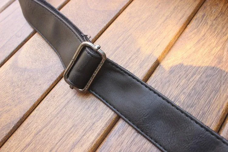 Large Capacity Faux Leather Messenger Bag