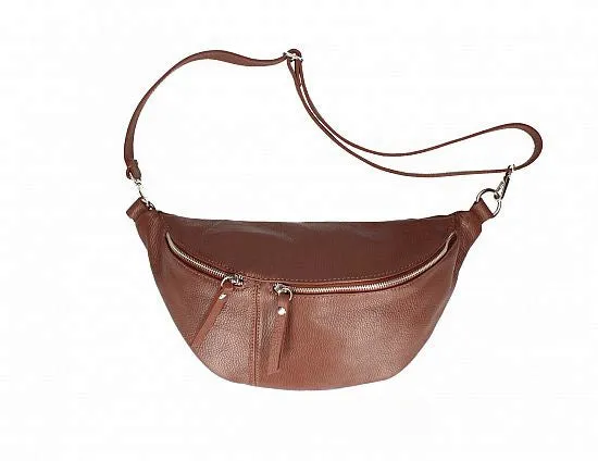 Large Leather Bum Bag | Waist Pack | Crossbody
