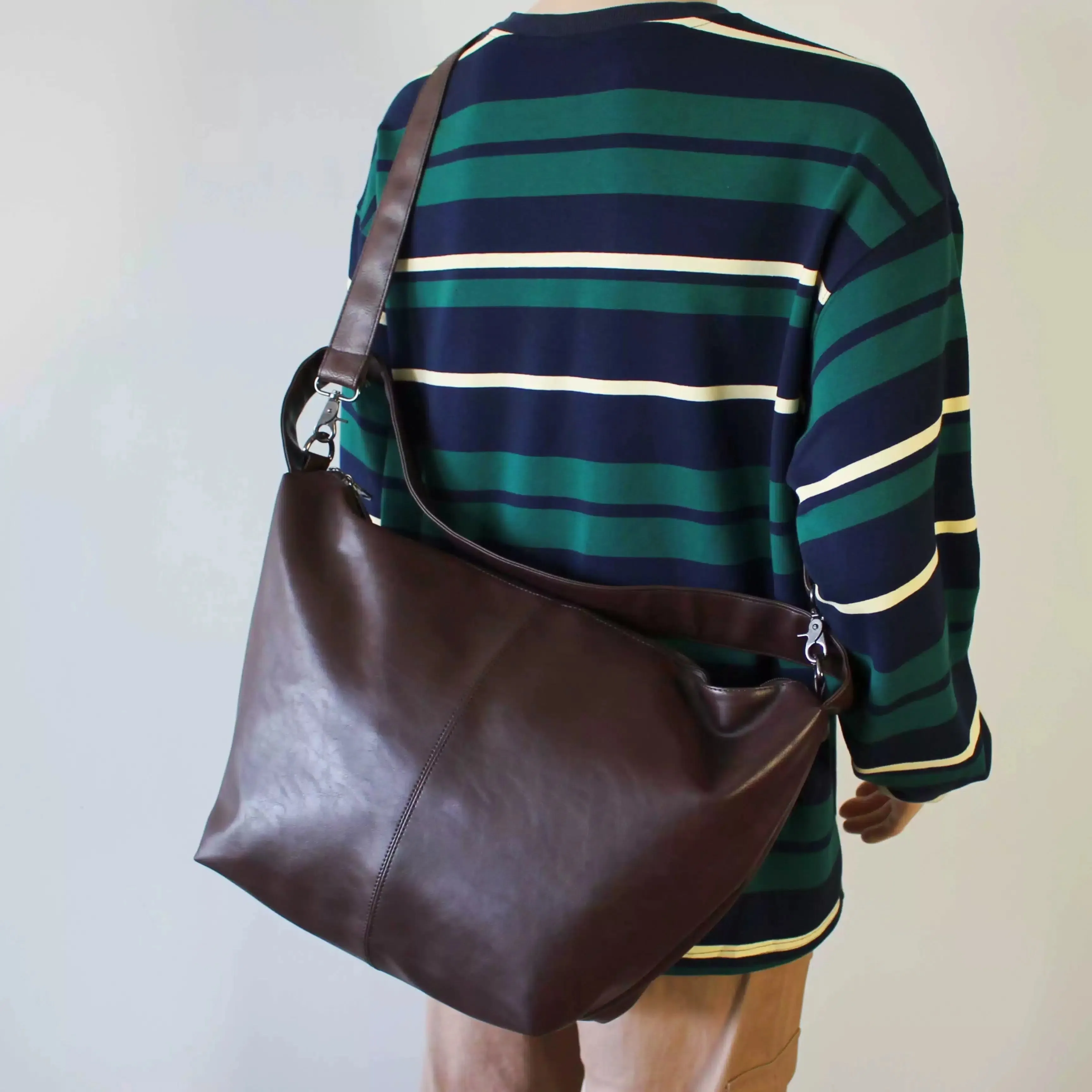 Large Leather Hobo Bag
