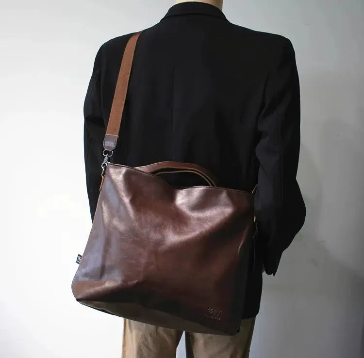 Large Soft Leather Tote Bag