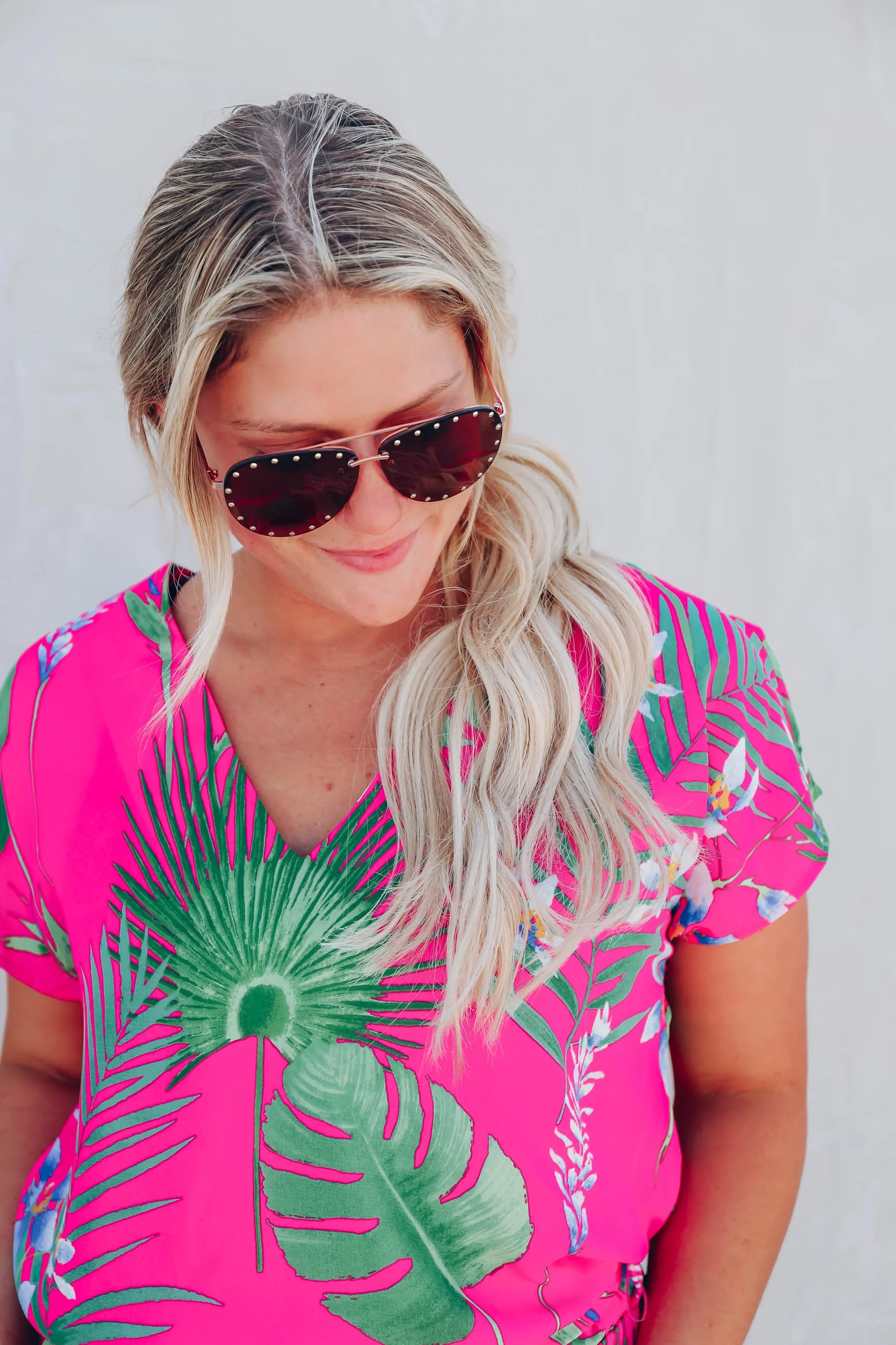 Layna Aviator Sunglasses - Gold x Brown