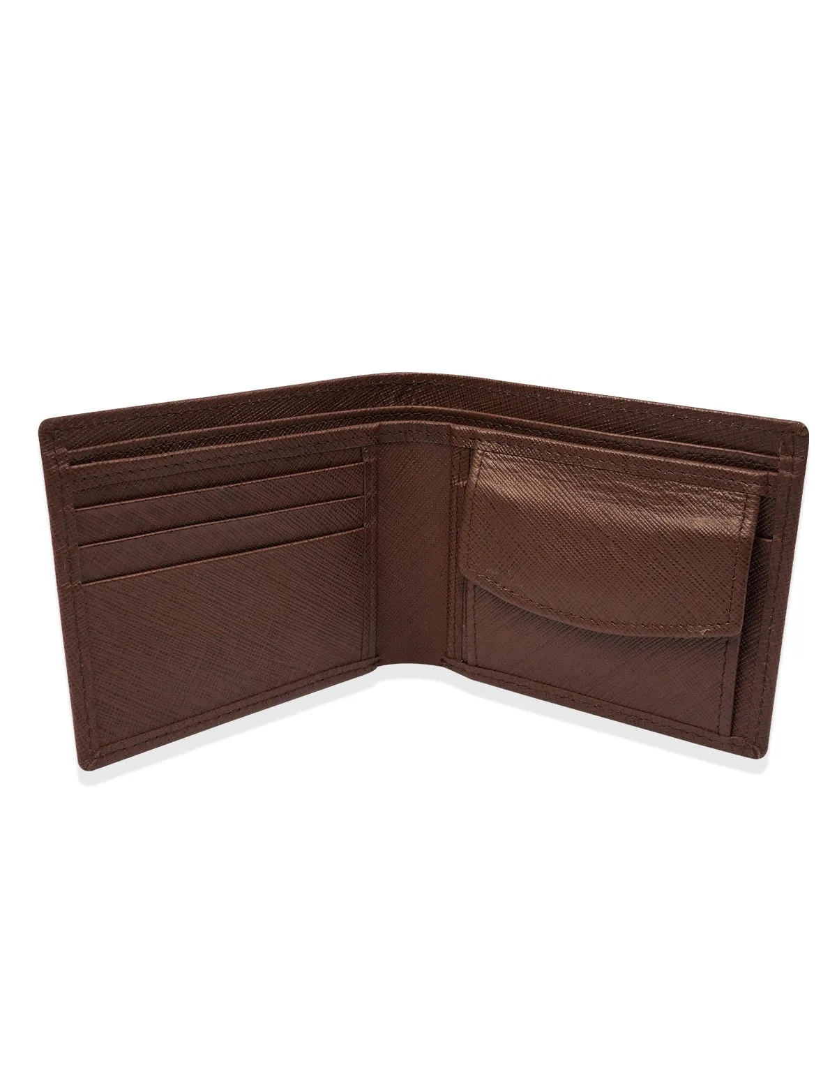 Leather Wallet Brown – Rustic Bifold