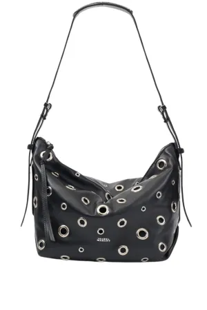 Leyden Large Eyelets Bag | Black