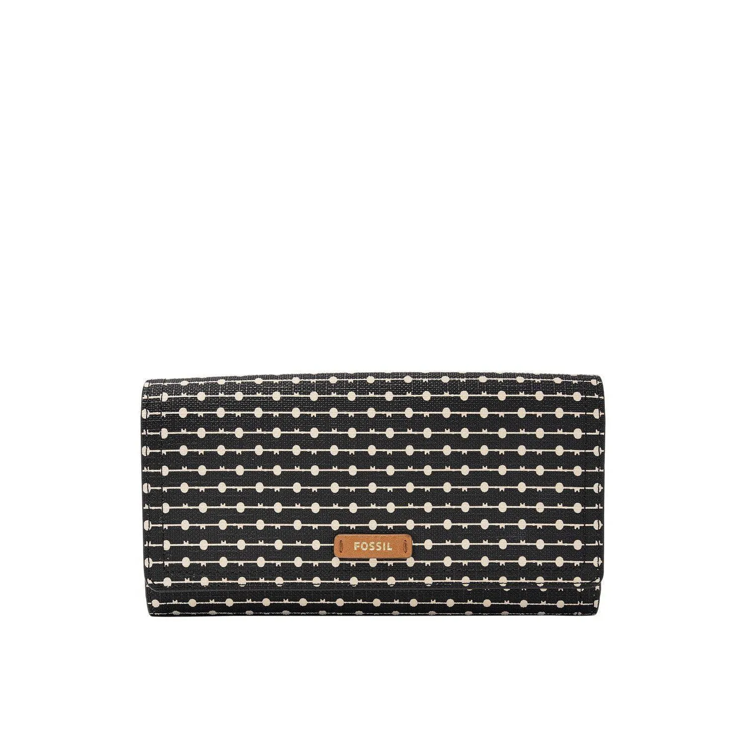 Logan Printed Flap Wallet