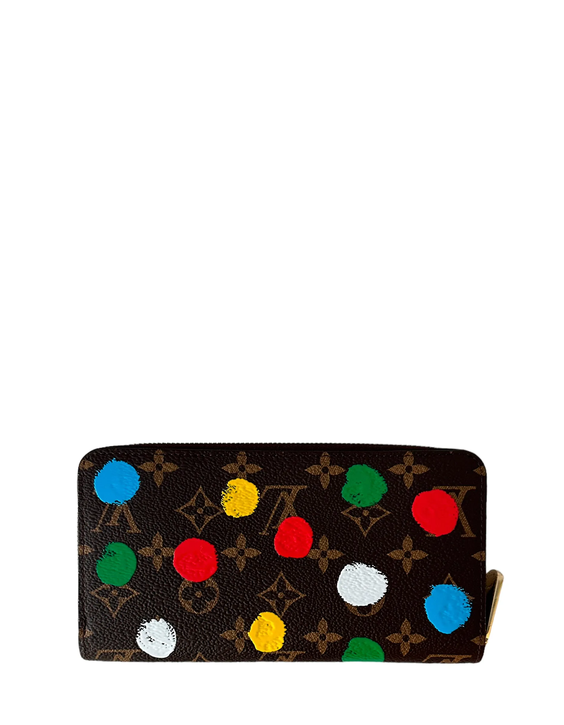 Louis Vuitton 2023 LV X YK Monogram Dots Zippy Wallet