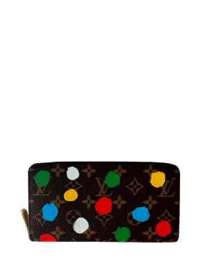 Louis Vuitton 2023 LV X YK Monogram Dots Zippy Wallet