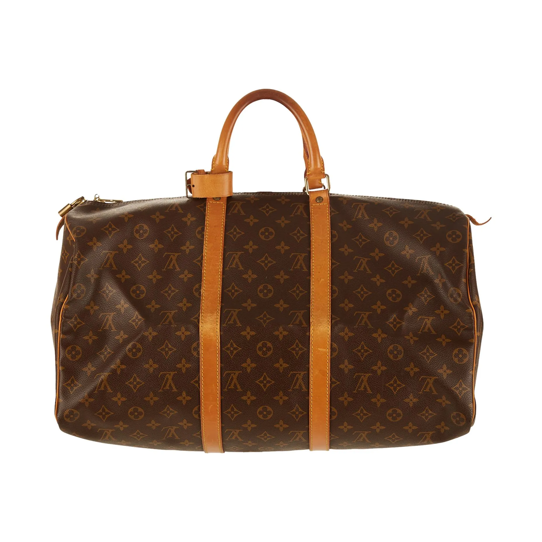 Louis Vuitton Brown Monogram Keepall 50 Bag