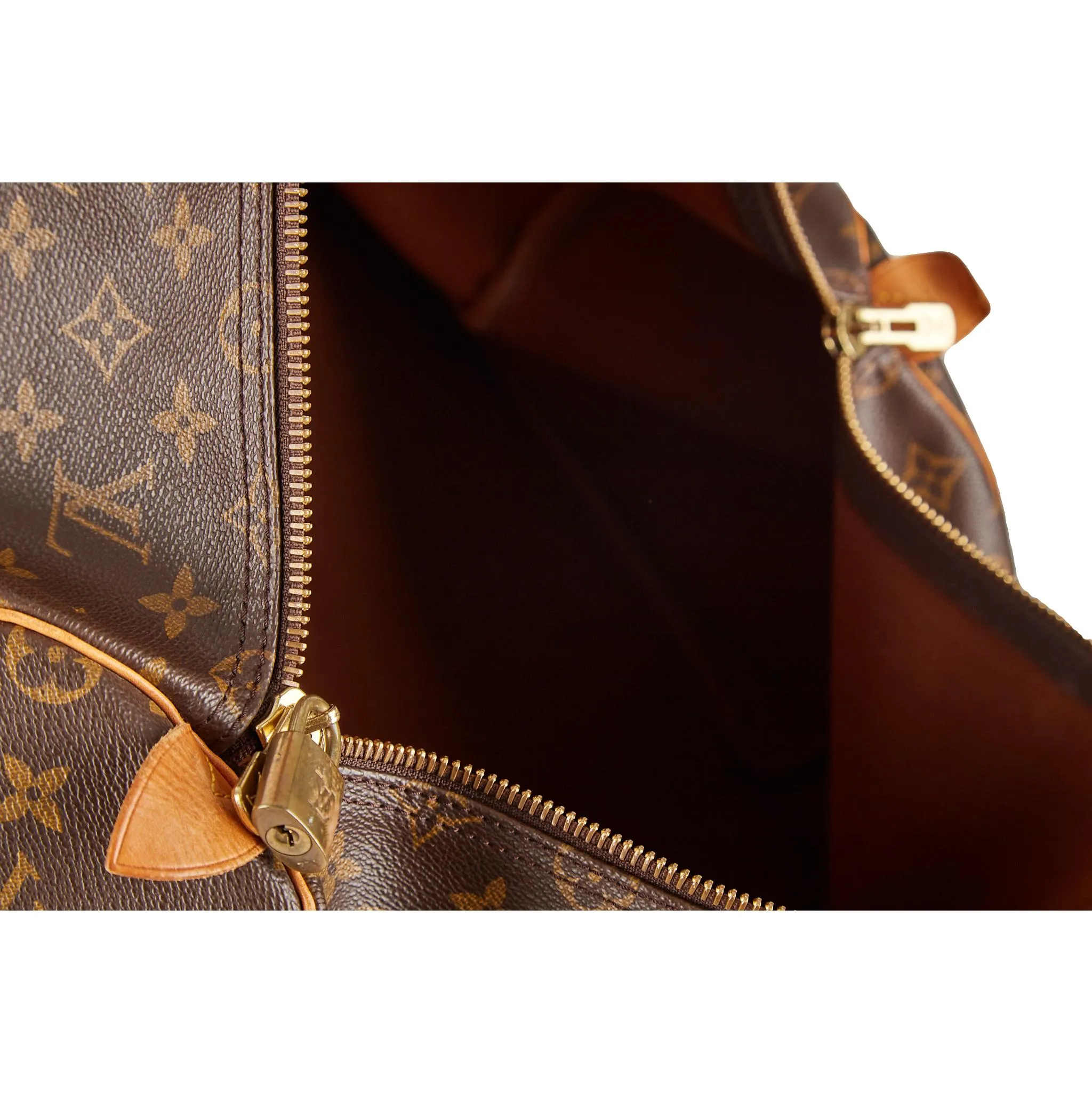 Louis Vuitton Brown Monogram Keepall 50 Bag