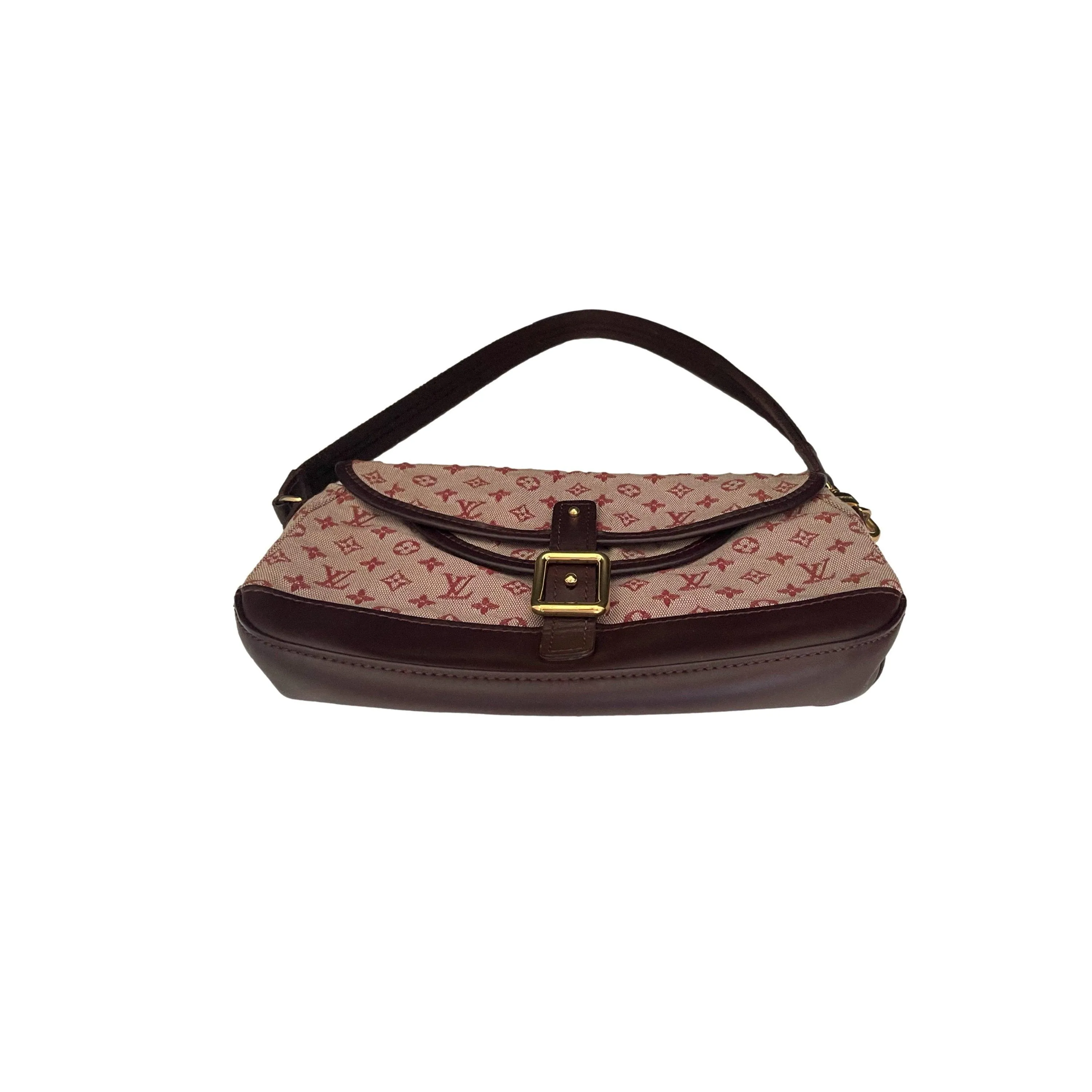 Louis Vuitton Burgundy Monogram Canvas Shoulder Bag