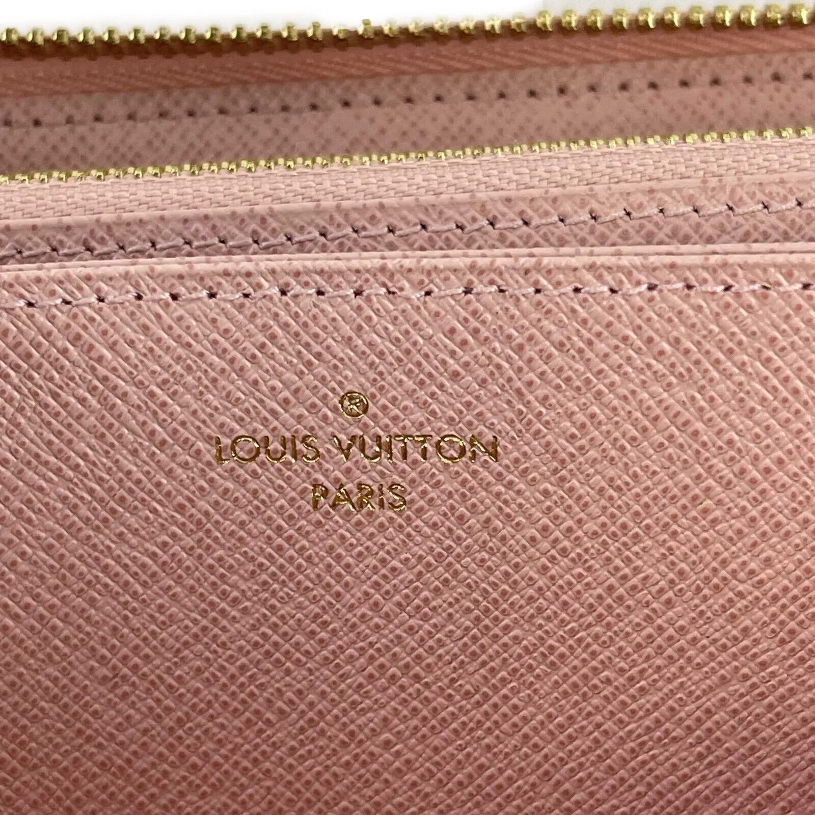 Louis Vuitton Damier Azur Zippy Wallet Rose Ballerine Pink Accessories
