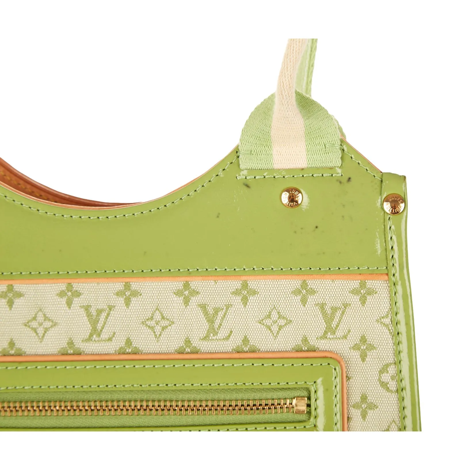 Louis Vuitton Lime Green Monogram Shoulder Bag