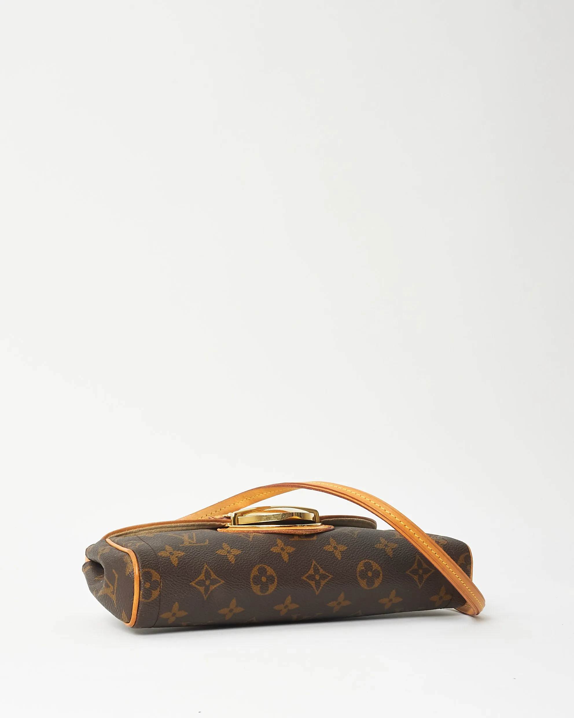 Louis Vuitton Monogram Coated Canvas Beverly Shoulder Strap Clutch