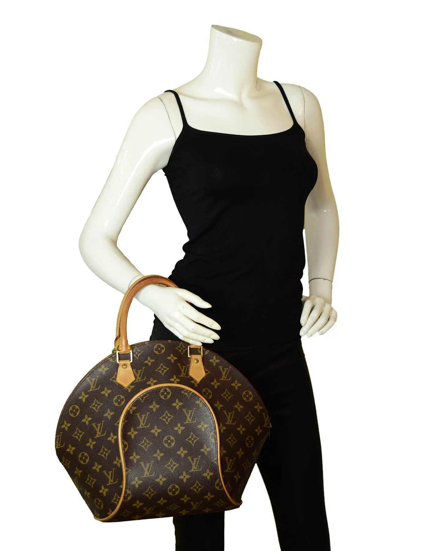 Louis Vuitton Monogram Coated Canvas Ellipse MM Bag