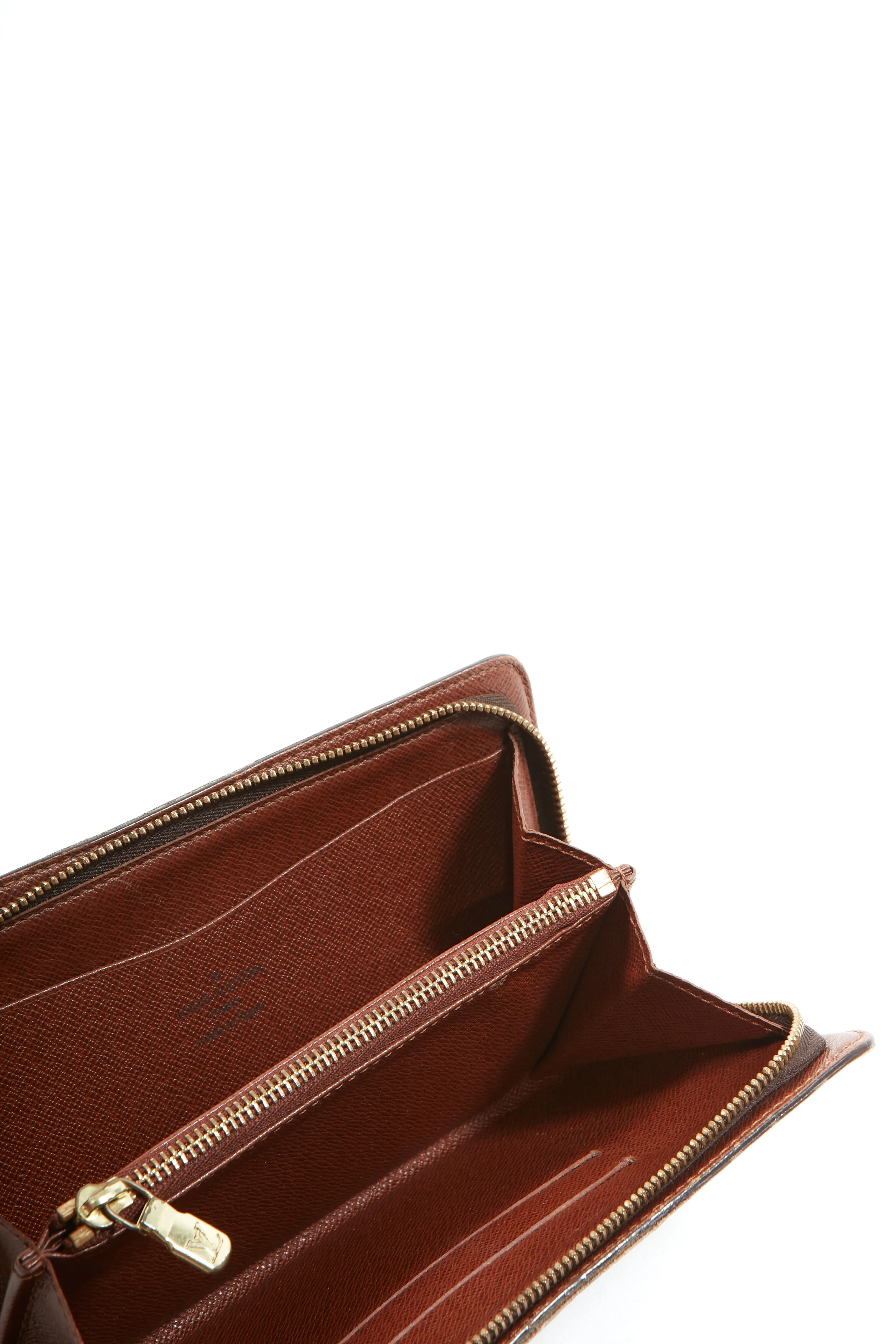 Louis Vuitton Monogram Zip Around Long Wallet