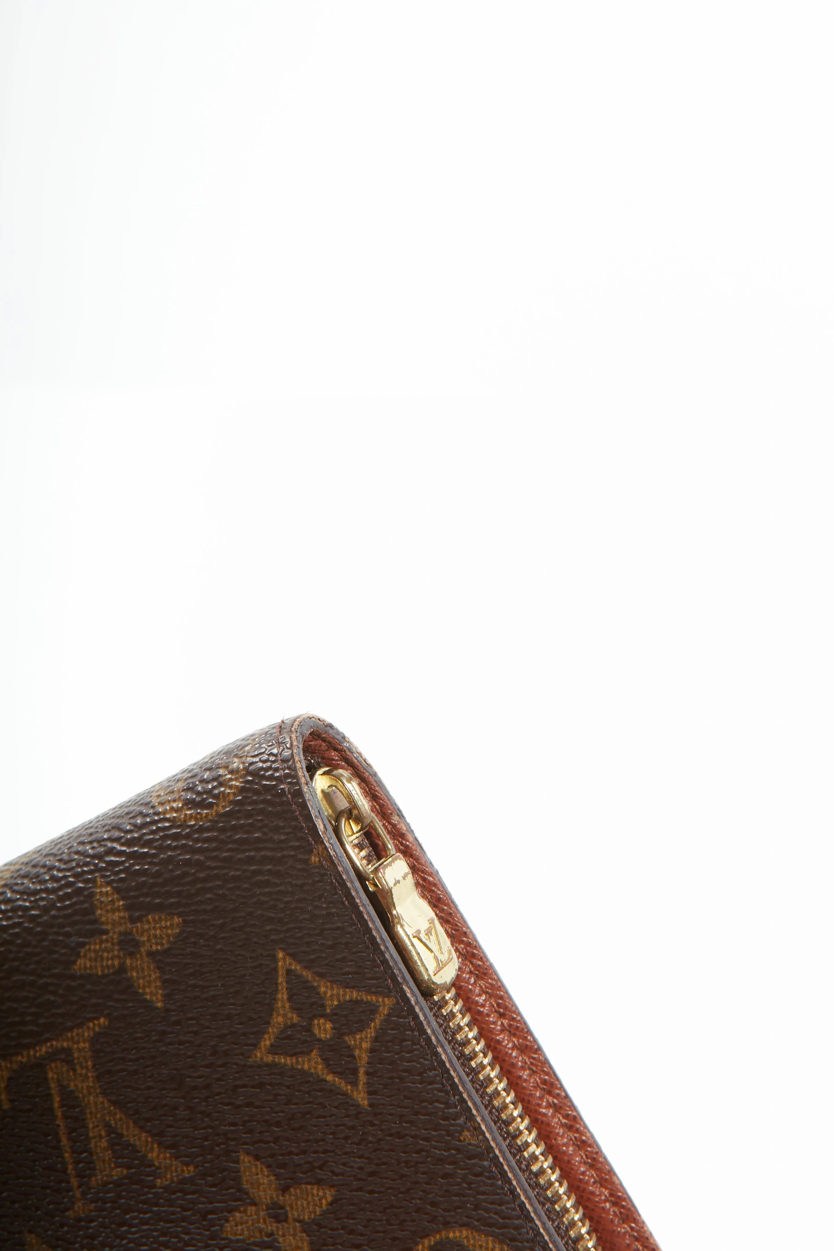 Louis Vuitton Monogram Zip Around Long Wallet