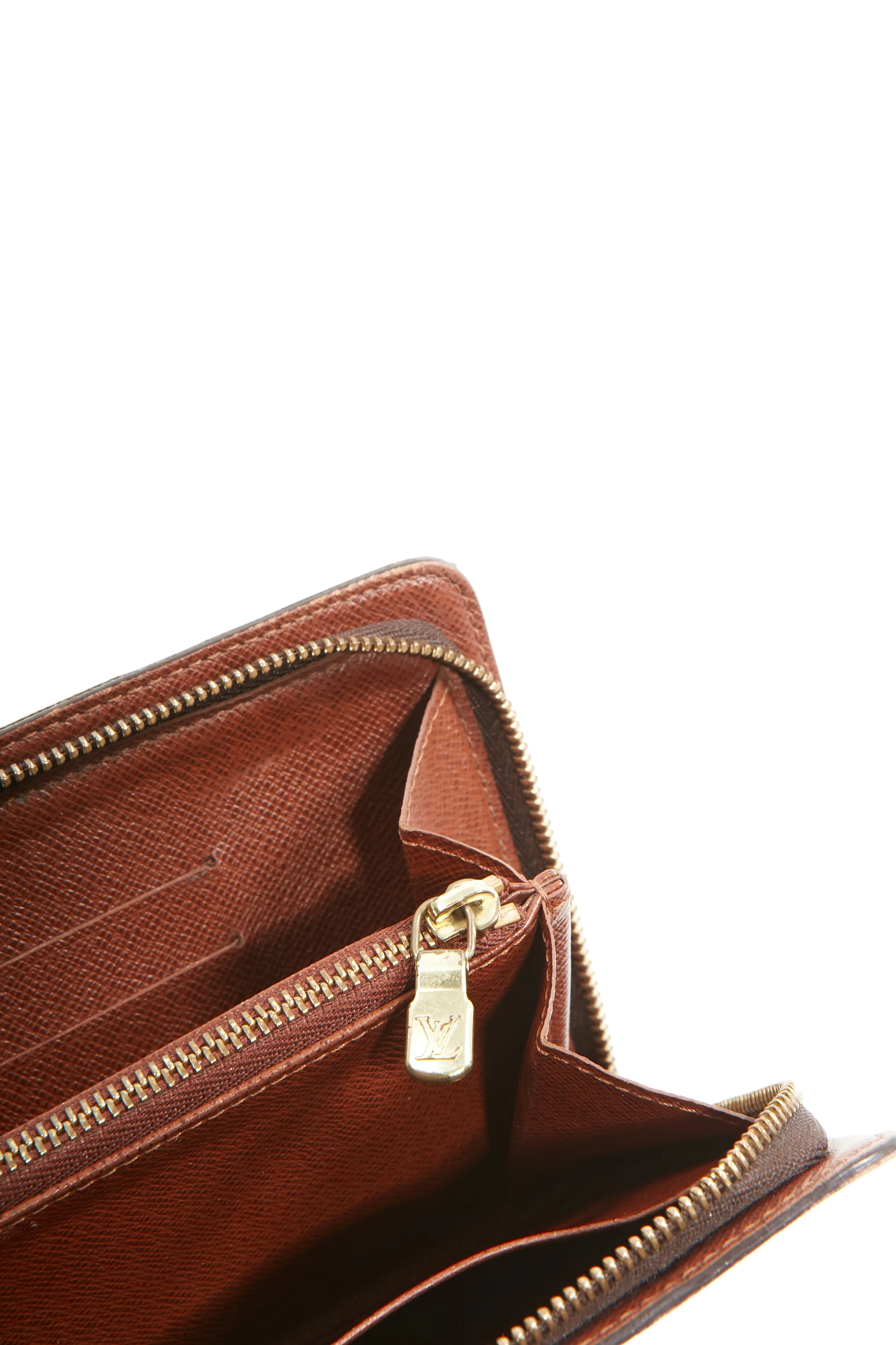 Louis Vuitton Monogram Zip Around Long Wallet