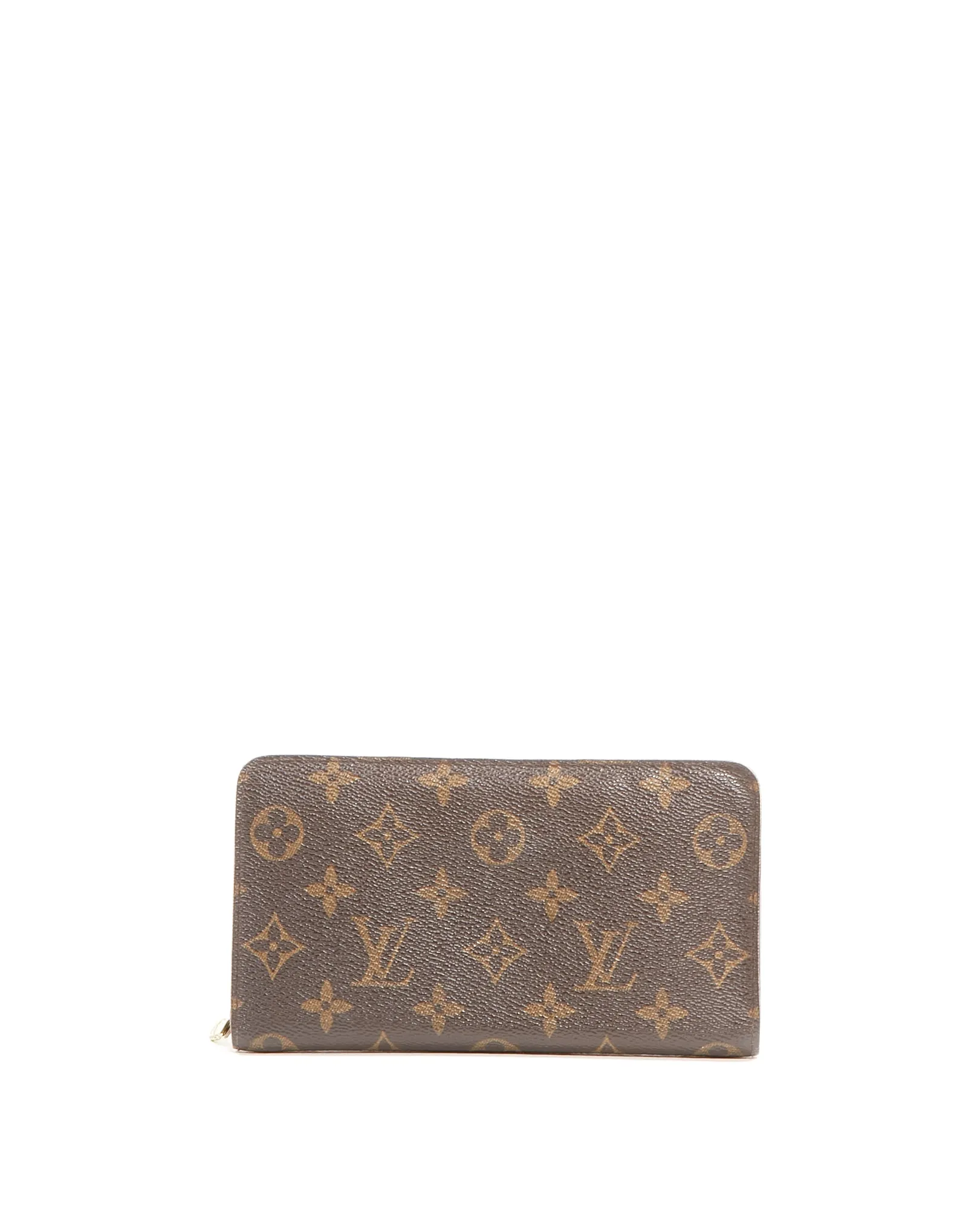 Louis Vuitton Monogram Zip Around Long Wallet