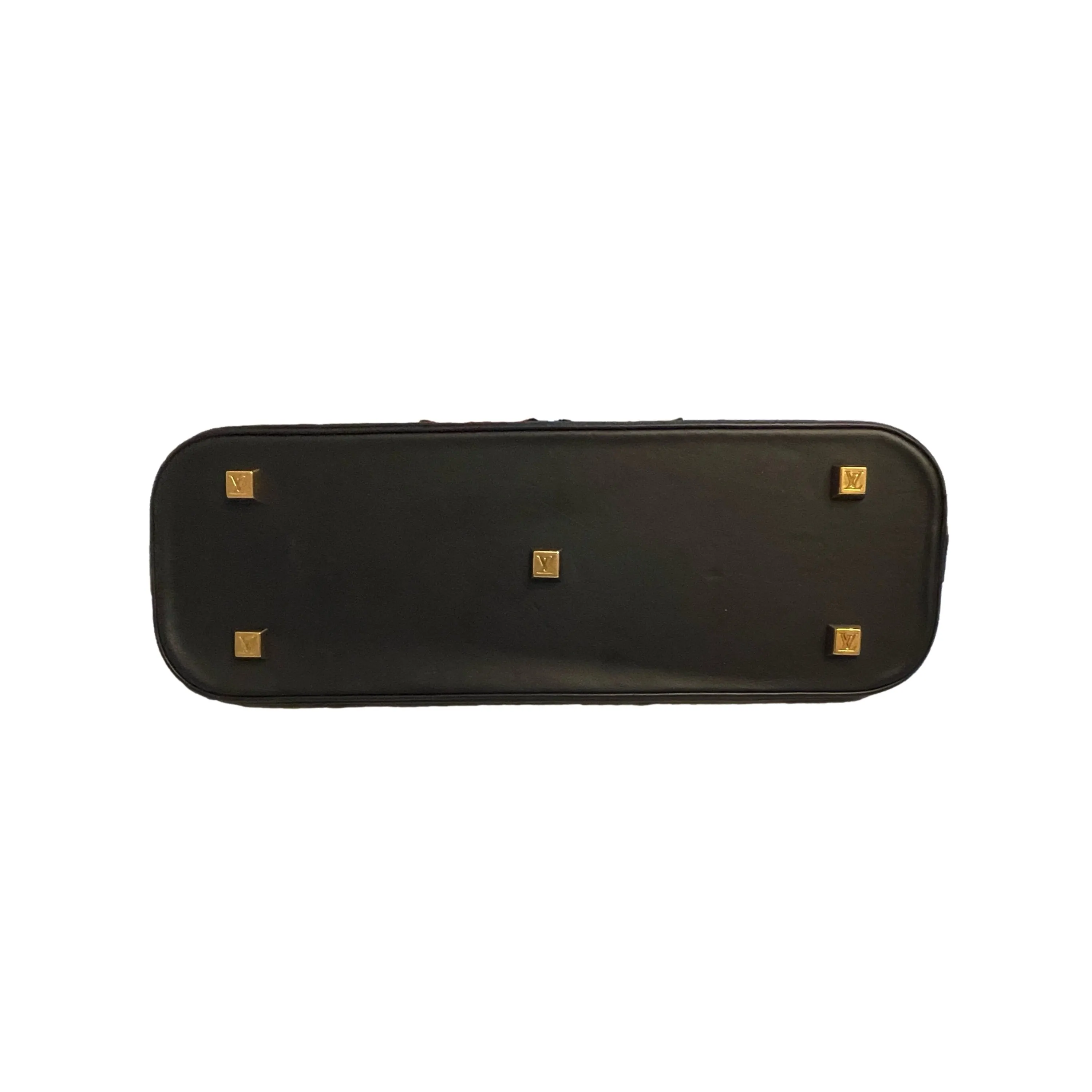 Louis Vuitton Navy Long Monogram Top Handle Bag