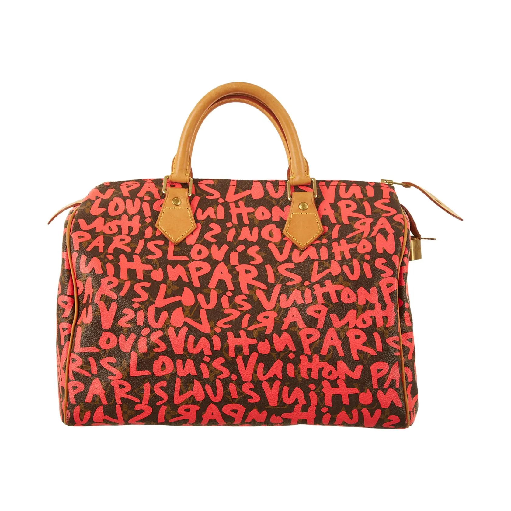 Louis Vuitton Pink Graffiti Speedy 30