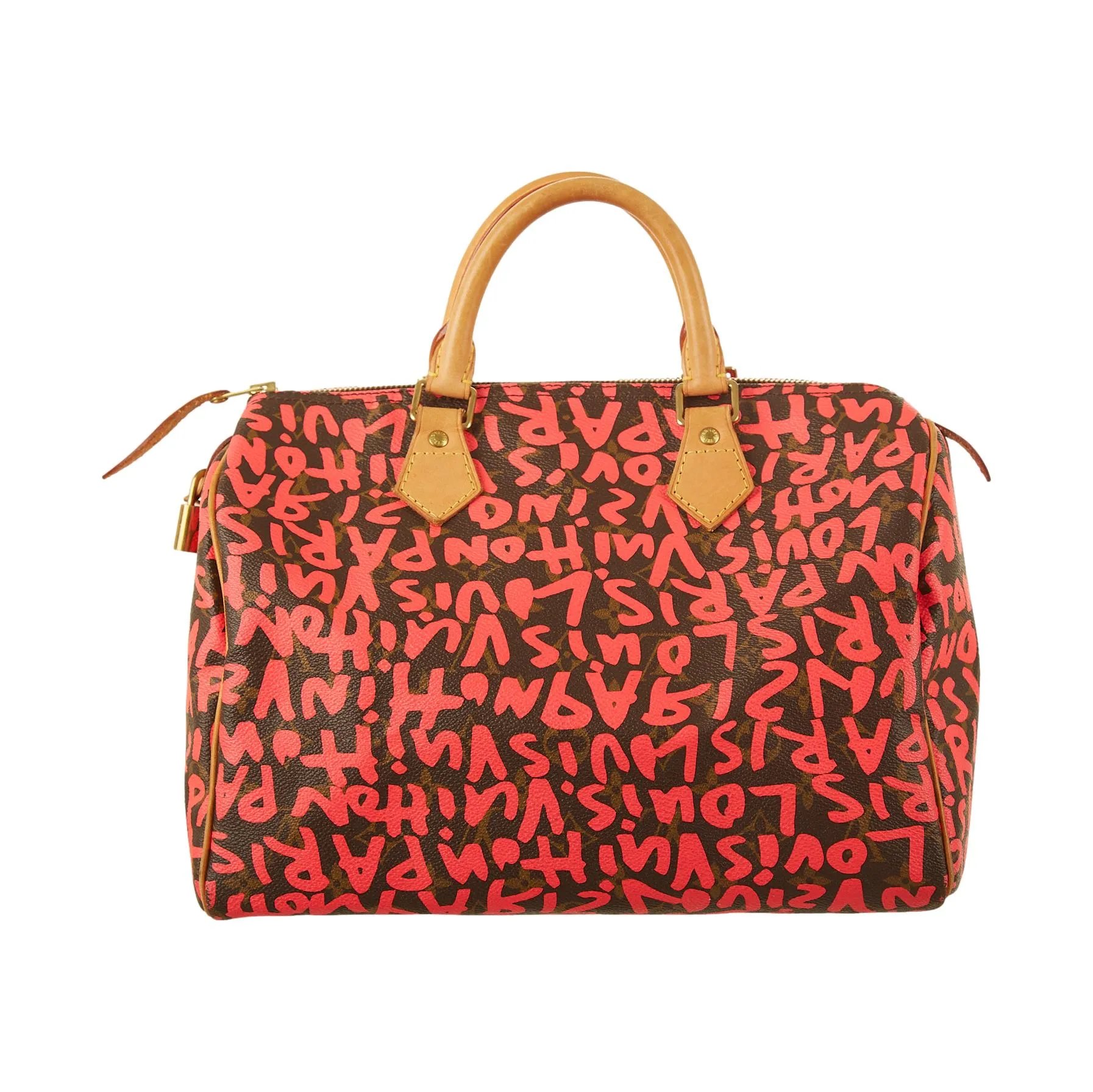 Louis Vuitton Pink Graffiti Speedy 30
