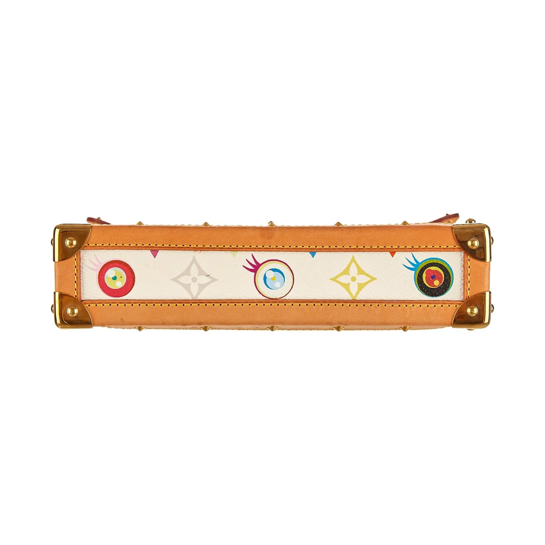 Louis Vuitton White Multicolor Monogram Murakami Shoulder bag